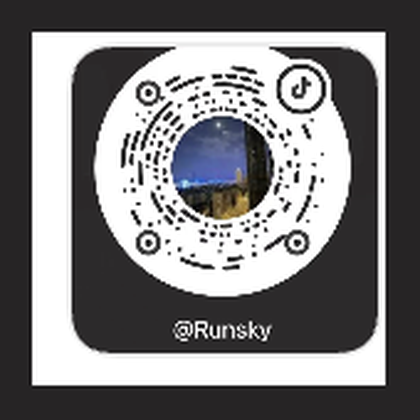 RunSky 抖音二维码